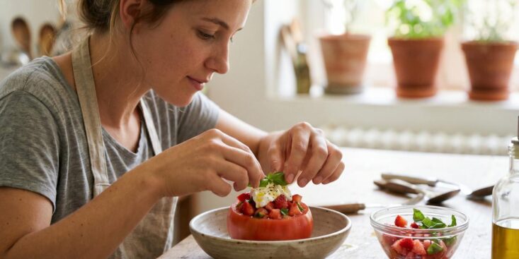 Soonnight - Fini les tomates farcies au four : la gagnante du Meilleur Pâtissier les revisite pour l'été
