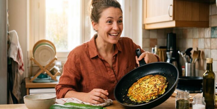 Soonnight - Cette recette express à la poêle avec 2 courgettes sauve le dîner en 10 minutes sans allumer le four