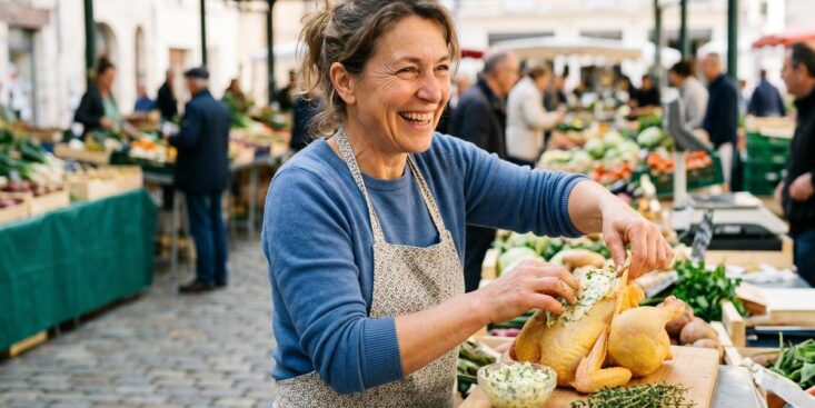Soonnight - Les rôtisseurs de marché ont un geste secret avant d'enfourner le poulet rôti que personne ne fait à la maison