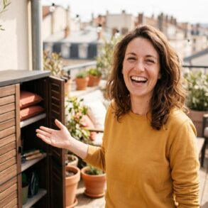 Soonnight - Fini le meuble de jardin caché derrière la haie : ce rangement effet bois assume d'être vu sur votre terrasse