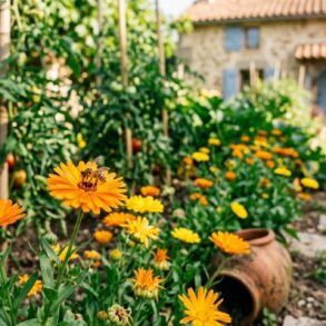 SoonNight - Fini les massifs ternes cet été : la fleur que les jardiniers plantent au potager pour attirer les abeilles sans effort