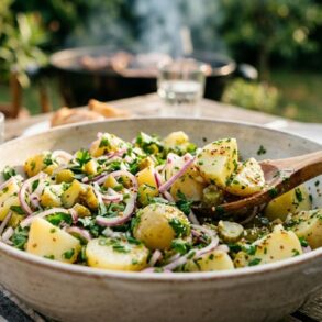 SoonNight - J'ai laissé la mayonnaise de côté pour ma salade de pommes de terre et le résultat est bien plus gourmand