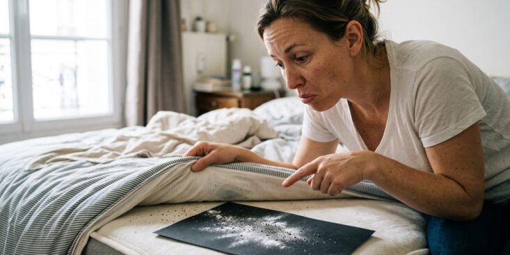 SoonNight - Ce geste tout simple avec du bicarbonate révèle ce que votre matelas retient vraiment chaque nuit