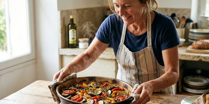 SoonNight - Cette ratatouille au four confite pendant 1 heure devient le plat d'été qui met tout le monde d'accord