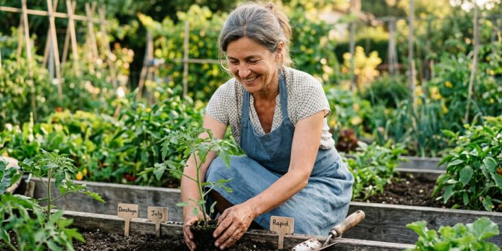 SoonNight - Planter des tomates en juillet, le pari gagnant de l'été avec ces 5 variétés qui mûrissent avant les gelées