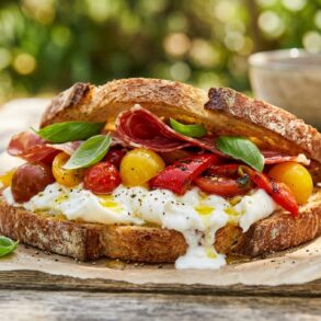 SoonNight - « Le sandwich de l'été est officiellement trouvé » : cette recette méditerranéenne à la burrata va vous accompagner tout l'été