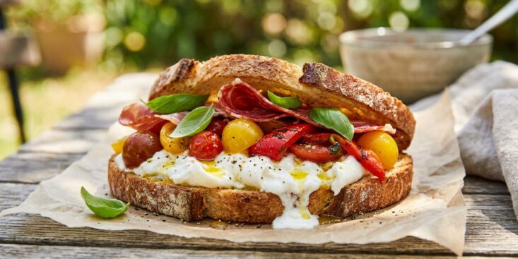 SoonNight - « Le sandwich de l'été est officiellement trouvé » : cette recette méditerranéenne à la burrata va vous accompagner tout l'été