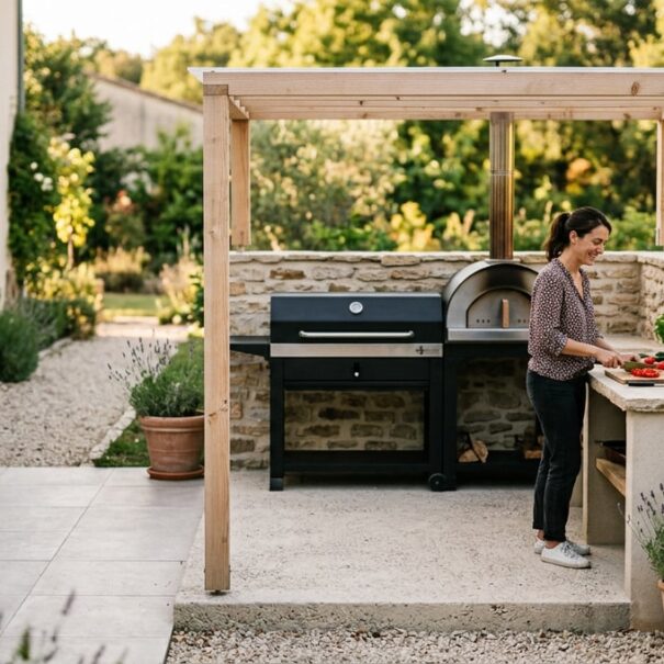 SoonNight - En 2026, le barbecue à roulettes quitte les jardins pour cet aménagement qui change tout autour de la terrasse