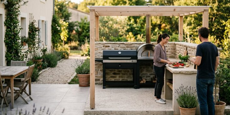 SoonNight - En 2026, le barbecue à roulettes quitte les jardins pour cet aménagement qui change tout autour de la terrasse