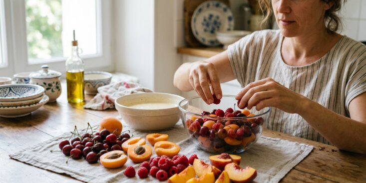 SoonNight - Cerises, abricots, pêches et framboises à l'honneur dans 20 desserts d'été faciles à préparer sans passer des heures en cuisine