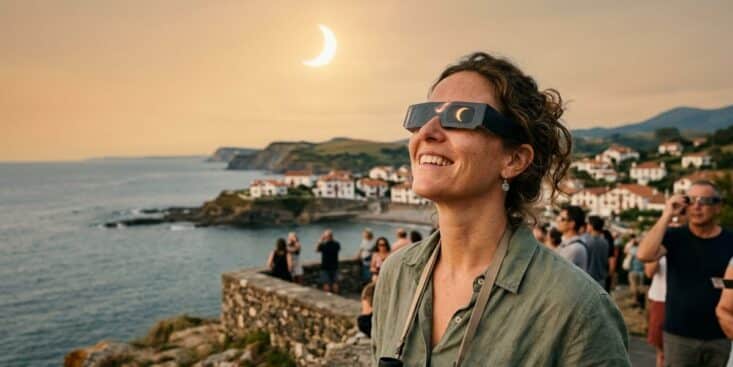 SoonNight - Éclipse solaire du 12 août 2026 : cette ville du Pays basque va vivre une quasi-totalité à 99,6% en fin de journée