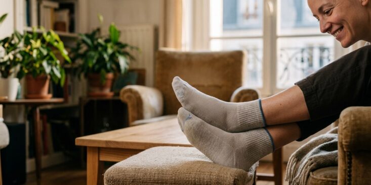 SoonNight - Ces chaussettes rafraîchissantes à 37,95€ sur Amazon soulagent les pieds dès le retour à la maison