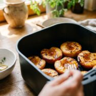 SoonNight - Ces pêches rôties à l'airfryer sont prêtes en 11 minutes et remplacent le four tout l'été