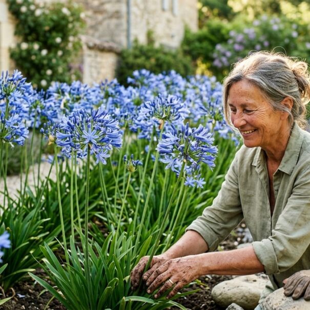 SoonNight - Ces agapanthes bleues transforment le jardin tout l'été avec un seul geste au printemps