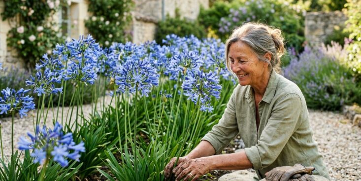 SoonNight - Ces agapanthes bleues transforment le jardin tout l'été avec un seul geste au printemps