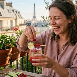 SoonNight - Ce spritz framboise et citron vert en 3 minutes devient le cocktail de l'été à copier d'urgence