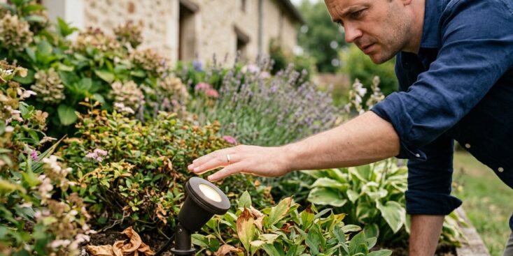 SoonNight - Ces spots de jardin peuvent mettre le feu aux massifs cet été si vous zappez ce test de la main