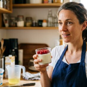 SoonNight - Une cheffe pâtissière révèle sa panna cotta sans gélatine ni agar-agar, avec un ingrédient déjà dans votre frigo