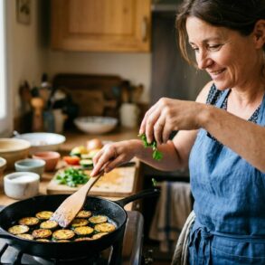 SoonNight - Vos courgettes rendent de l'eau à la poêle ? Ce geste tout simple les rend enfin dorées et fondantes
