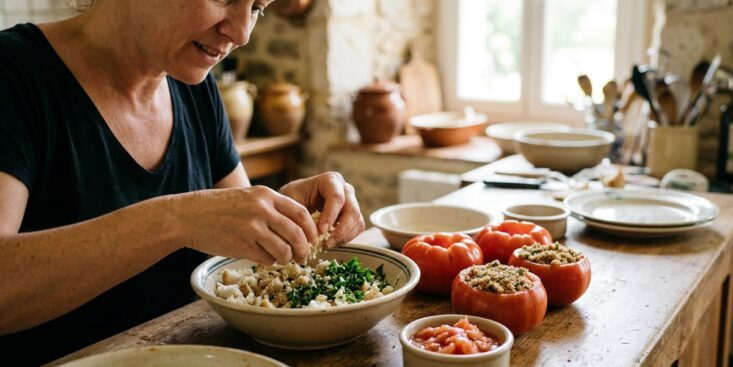 SoonNight - « Règle numéro 2, la mie de pain » : les 3 secrets de Laurent Mariotte pour des tomates farcies inratables