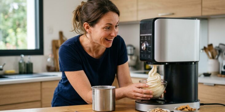SoonNight - Ce Ninja Creami Swirl fait des glaces à l'italienne comme chez le glacier