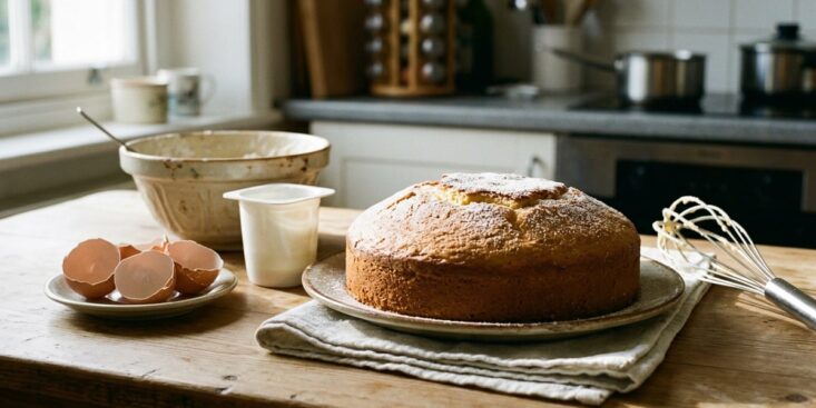 SoonNight - Ce gâteau au yaourt extra moelleux prêt en 40 minutes avec 3 œufs et un pot