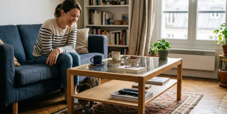 SoonNight - IKEA lance sa table basse chêne et verre à 249€ qui sublime les petits salons