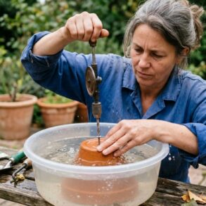 SoonNight - Cette astuce du clou sous l'eau pour percer un pot céramique fonctionne-t-elle ?