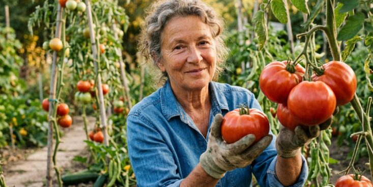 SoonNight - Ce geste sur les plants de tomates en août double la taille des fruits restants