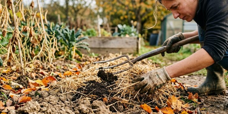 SoonNight - Bêcher son potager en automne épuise la terre : le geste des maraîchers à copier