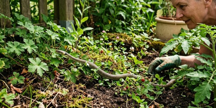 SoonNight - Ce serpent au jardin n'est pas une menace, c'est le signe d'un terrain en pleine santé
