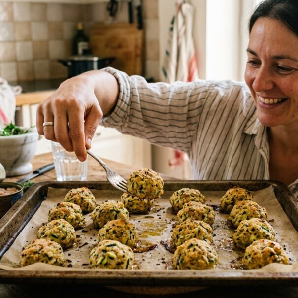 SoonNight - Ces boulettes courgette-thon-ricotta au four, la recette facile de l'été