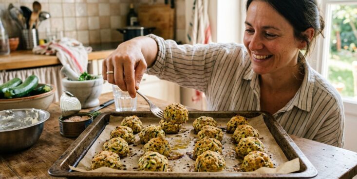SoonNight - Ces boulettes courgette-thon-ricotta au four, la recette facile de l'été