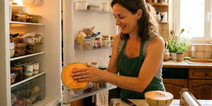 SoonNight - Ce geste tout simple sur le melon coupé le conserve 3 jours de plus au frigo