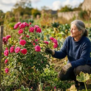SoonNight - Ce rosier planté au bout du potager sauve les récoltes avant les premiers dégâts