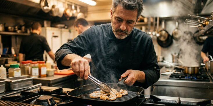 SoonNight - « L'huile est interdite » : la méthode d'un chef étoilé pour des crevettes grillées