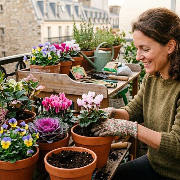 SoonNight - Ces 7 plantes à mettre en pot en septembre gardent le balcon fleuri tout l'hiver