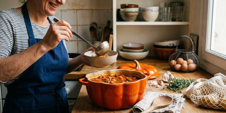 SoonNight - Cette cocotte citrouille à 29,99€ chez Gifi rivalise avec Le Creuset à 349€