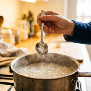 SoonNight - Une cuillère de vinaigre dans l'eau de cuisson du riz change tout, à ce dosage
