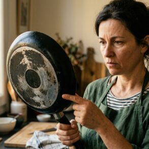SoonNight - J'ai gardé ma poêle antiadhésive 4 ans : ce que la lumière du jour a révélé au fond