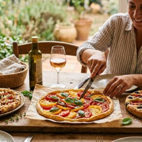 SoonNight - Cette tarte à la tomate se décline en 3 versions qui prolongent l'été à table
