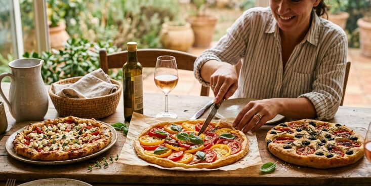 SoonNight - Cette tarte à la tomate se décline en 3 versions qui prolongent l'été à table