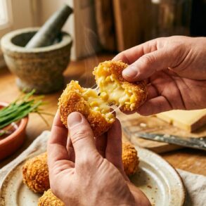 SoonNight - Ces croquettes de maïs fondantes au comté valent une bouchée de traiteur chic