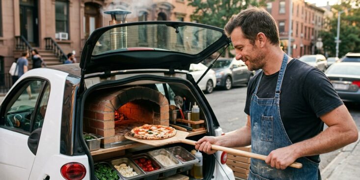 SoonNight - Licencié à New York, il transforme sa Smart en pizzeria et gagne 12 000 $ par mois