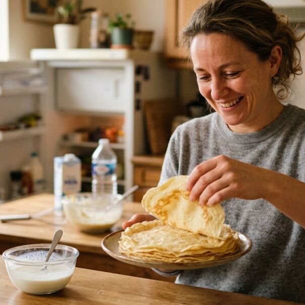 SoonNight - Cette recette de crêpes devient ultra moelleuse avec un ingrédient déjà dans votre frigo