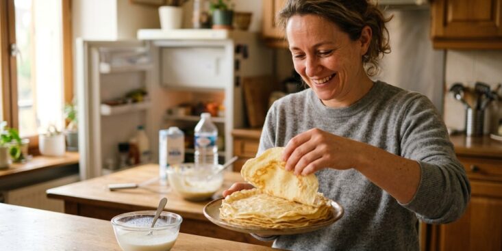 SoonNight - Cette recette de crêpes devient ultra moelleuse avec un ingrédient déjà dans votre frigo
