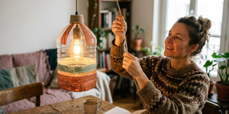 SoonNight - Cette bouteille en plastique devient une suspension déco pour moins de 15€