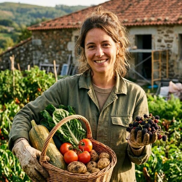 Soonnight - Elle vit dans un village de 9 habitants et dépense 50 euros de courses par mois grâce à son potager
