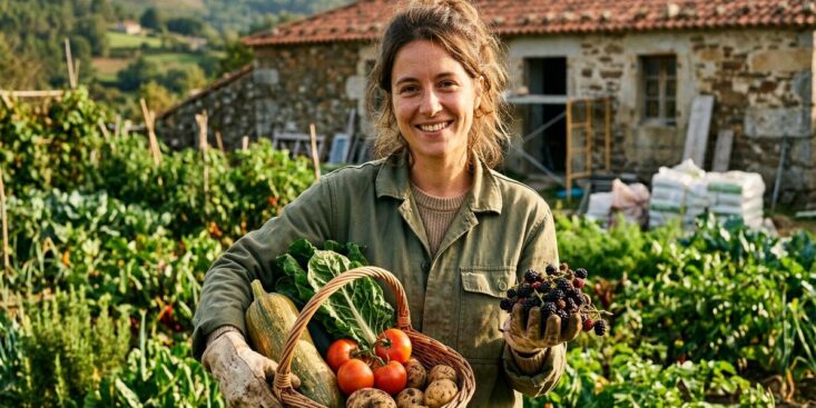 Soonnight - Elle vit dans un village de 9 habitants et dépense 50 euros de courses par mois grâce à son potager