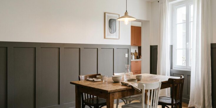 Soonnight - Ils transforment leur salle à manger datée avec un DIY mural à 340 € sans changer un seul meuble